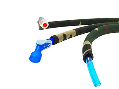 Hydration Pack Insulated Drink Tube Covers - color: Woodland Camo