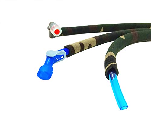 Hydration Pack Insulated Drink Tube Covers - color: Woodland Camo