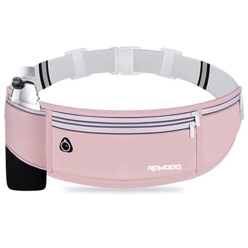 Hydration Waist Pack for Women Men for Running Outdoor, Pink - color: 07-Dusty Pink