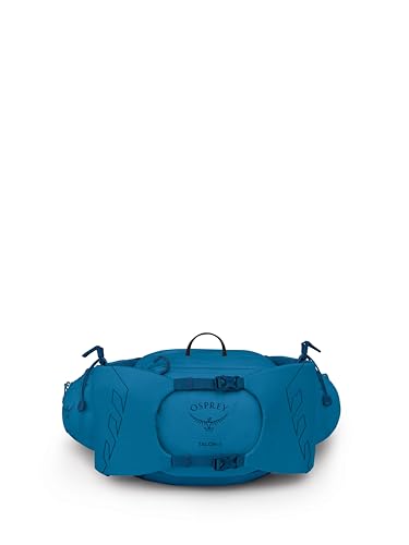 Osprey Talon 6L Men's Lumbar Hiking Waist Pack - Fanny Pack with Water Bottle Holders - color: Scoria Blue/Night Shift, style: 6l