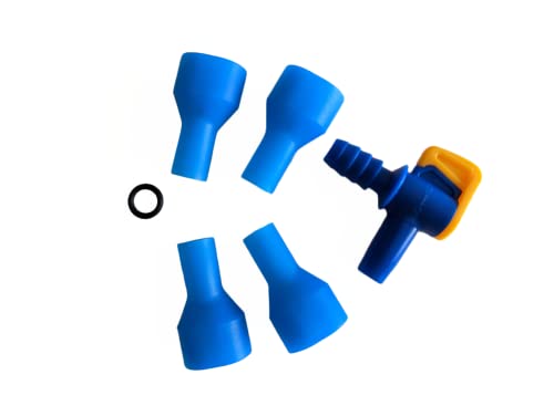 Replacement Hydration Pack Reservoir Bladder Bite Valve Mouthpieces with On/Off Valve (4 Pack)