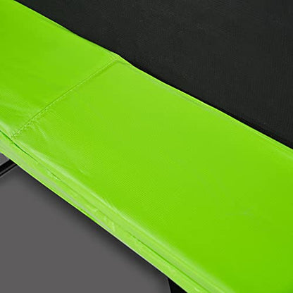 SkyBound Rectangular Trampoline with Enclosure Net 10x17 FT - Rectangle Trampolines Performance Build for Families and Athletes - Reinforced Welding Base - Gymnastics Trampoline Superior Bounce