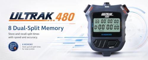 Ultrak 8 Lap Memory Stopwatch