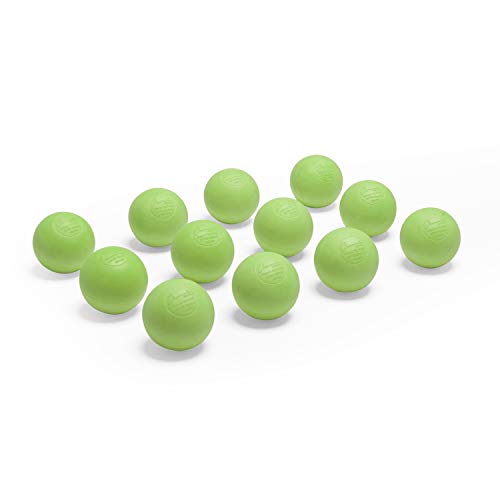 Champion Sports Lacrosse Balls – Official Size NCAA, NFHS, NOCSAE Certified, Packs of 3, 6, 12, 60 or 120 for Practice & Games, Multiple Colors - color: Green (Discontinued), style: 12 Pack