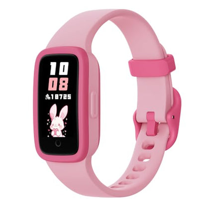 Vigor 3 Kids Watch Fitness Tracker, AMOLED Screen for Boys Girls Age 5-15 - color: Pink
