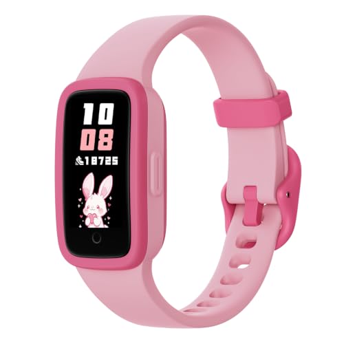 Vigor 3 Kids Watch Fitness Tracker, AMOLED Screen for Boys Girls Age 5-15 - color: Pink