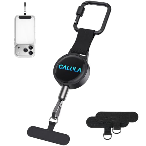 CALULA Phone Tether Anti Theft, 25.5’’ Retractable Cell Phone Lanyard