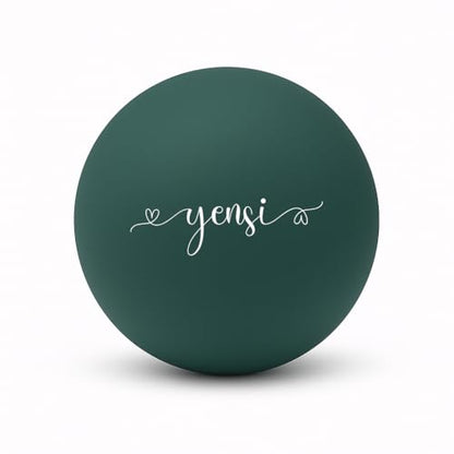 Silicone Massage Lacrosse Ball for Trigger Point Therapy, Muscle Knots, and Physical Therapy. Single Ball for Deep Tissue Massage and Myofascial Release. Latex-Free. (Slate Grey) - color: Slate Grey