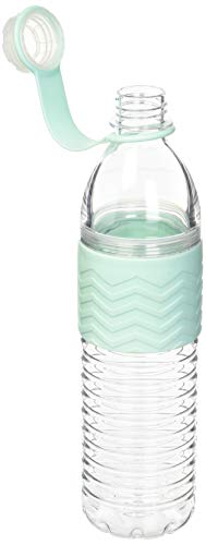 Copco Hydra 20 oz Tritan Water Bottle with Leak-Proof Lid & Textured Grip - BPA-Free, Dishwasher Safe, Easy Twist-Open for Ice & Fruit - Fits Cup Holders, Lightweight, Durable(Robins Egg Blue) - color: Robins Egg