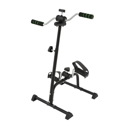 Pedal Exerciser, Folding Rehab Exercise Bike with Adjustable Resistance