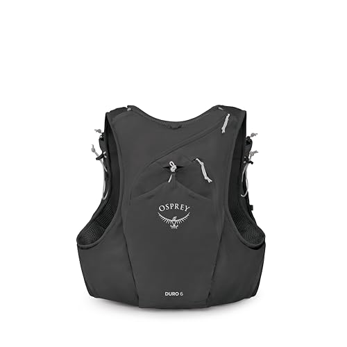 Osprey Duro 6L Men's Running Hydration Vest with Hydraulics Soft Flasks - color: Black, size: Medium
