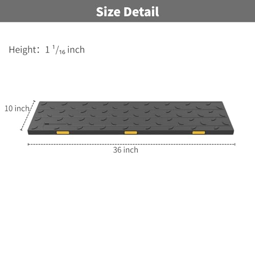 Heavy-Duty Slip-Resistant Stair Treads with Reflective Safety Strips - Universal Fit Rubber Mats for Indoor/Outdoor Stairs, Noise Reduction & Fall Prevention (5)