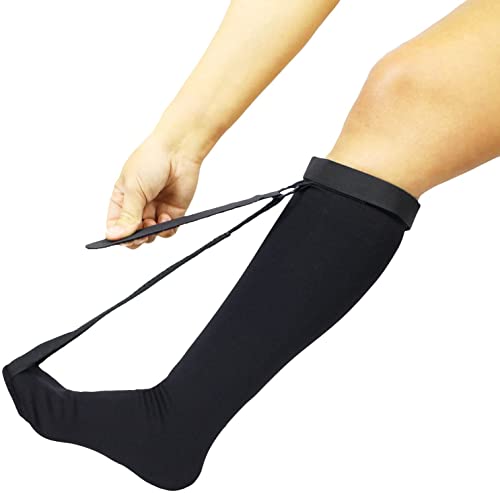 Plantar Fasciitis Stretch Sock Non Slip Calf Night Relief for Heel High Arch Pain Achilles Tendonitis Therapy Foot Support Sleeve Stretcher Compression Sleeve Men Women Ultrastretch Night Sock - size: Large