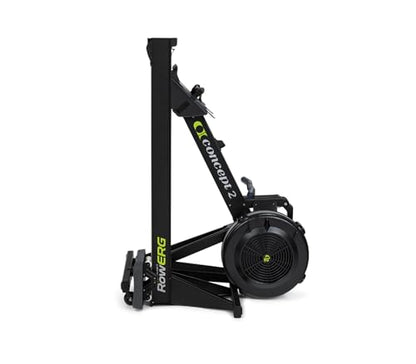 Concept2 RowErg Model E Indoor Rowing Machine with Tall Legs - PM5 Monitor, Device Holder, Adjustable Air Resistance, Easy Storage with FitXion Seat Cushion