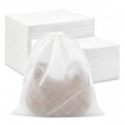 Berlune 100 Pcs Dust Bags for Handbags 19.7 in X 23.7 in Non Woven - size: 1 Count (Pack of 100)