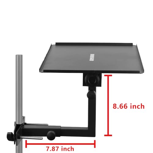 Laptop Tray Mount for Speaker Stand, 11" x 15.6"