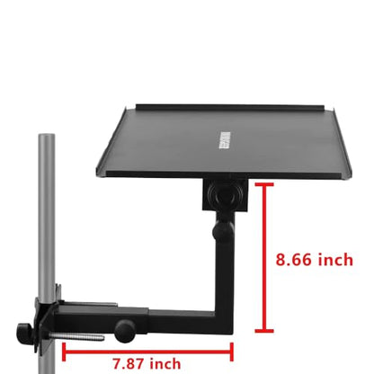 Laptop Tray Mount for Speaker Stand, 11" x 15.6"