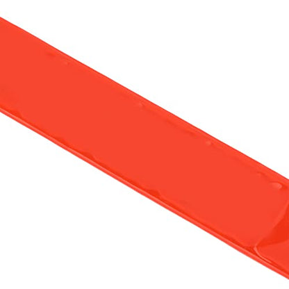 BORDSTRACT 10PCS Reflective Snap Bands, Reflective Wristband, High Visibility Slap Safety Bands for Clothing, Sports, Running, Jogging and Riding(Orange)