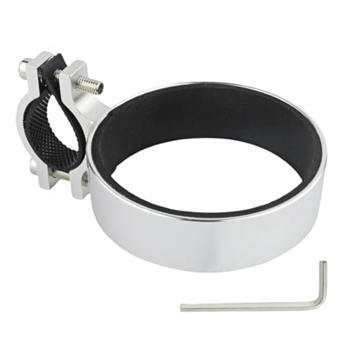 Aluminium Alloy Bike Cup Holder Coffee Holder for Bike Handlebar (C Silver) - color: C Cup Holder-Silver