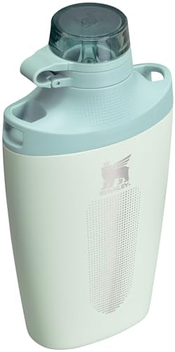 Stanley Cross Bottle 23 oz | Travel Water Bottle with Jacquard Strap | Leakproof Tritan Lid with Removable Straw | Insulated Stainless Steel | BPA-Free | Mist - color: Mist, size: 23 Ounces