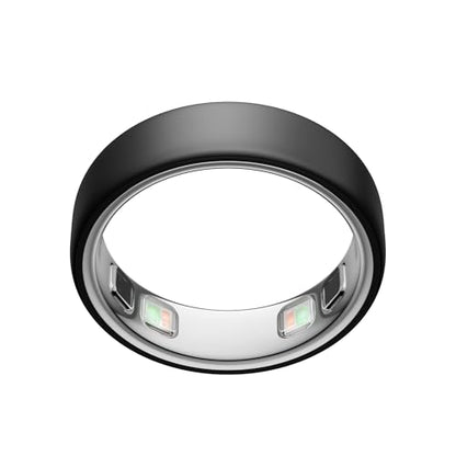 Oura Ring 5 - Stealth - Size 8 - Smart Ring Health Tracker - Sleep, Activity, Women's Health, AI Advisor, 1 Week Battery Life, Oura App, Android & iOS Compatible - color: Stealth, size: 8, style: Ring