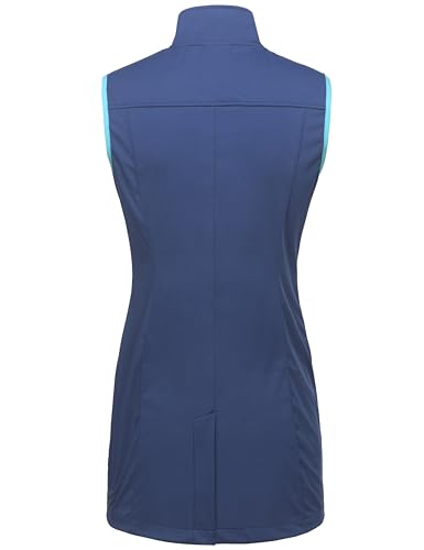 Little Donkey Andy Women's Lightweight Softshell Vest - color: Blue-long, size: Small