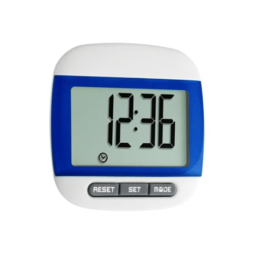 Digital Pedometer Step Counter with Large LCD Display, Waist Clip, Distance and Calorie Counter for Walking and Running