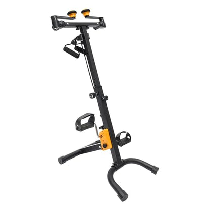 Exercise Bike for Home Use, Foldable Pedal Exerciser with Adjustable Resistance & Height, Cardio Workout Equipment for Adults, Seniors, Home Gym, Office