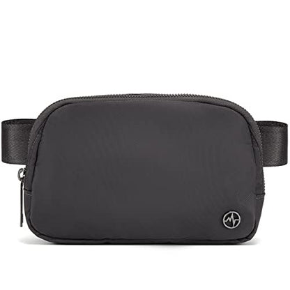 Pander Crossbody Belt Bag for Women and Men, Travel and Everyday Use - color: Dim Grey