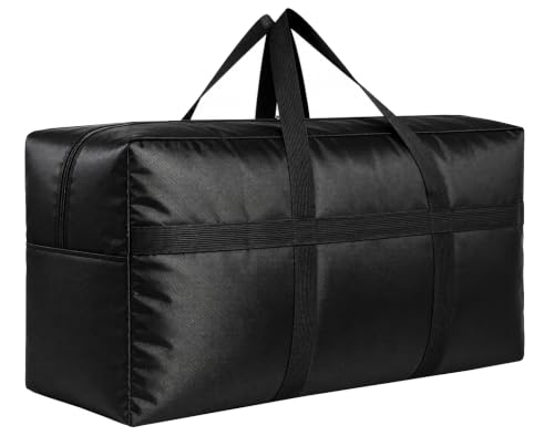 DoYiKe Large Storage Duffle Bag, Duffel Bag for Travel Black 80L - color: Black, size: 80L - 28.5"l x 11.8"w x 14.1"h