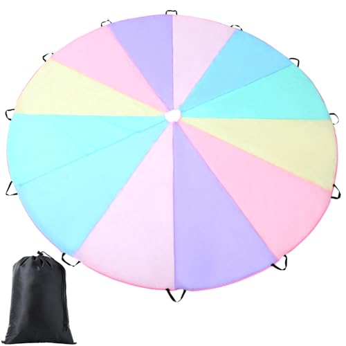 Arrowbash 6/10/12/16 ft Kids Parachute Toy Play Tent Game - size: 12 ft
