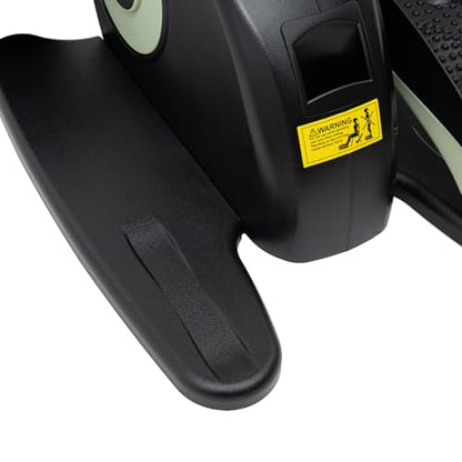 Under Desk Elliptical Machine, Mini Portable Elliptical Machines for Seniors, Electric Seated Pedal Exerciser with LCD Display Monitor, Remote Control, Leg Exercise Equipment for Home Office