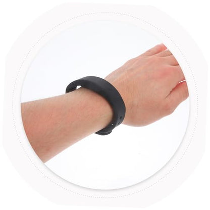 Bracelet with and Silent Vibration Alarm USB Rechargeable Fitness Wristband with Led Display Lightweight 9.44 Inch Silicone Band for Sports and Outdoor Activities