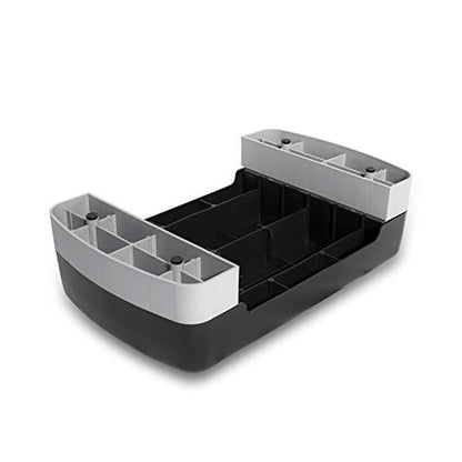 Tone Fitness Compact Aerobic Step Platform | Exercise Step - style: Black/Gray