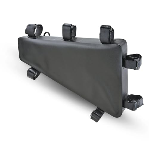 Orange Mud Waterproof Bike Frame Bag TPU Triangle Storage Bag - style: Frame Bag