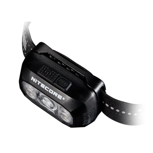 Nitecore NU30 500 Lumen LED Rechargeable Headlamp with White and Red Beams