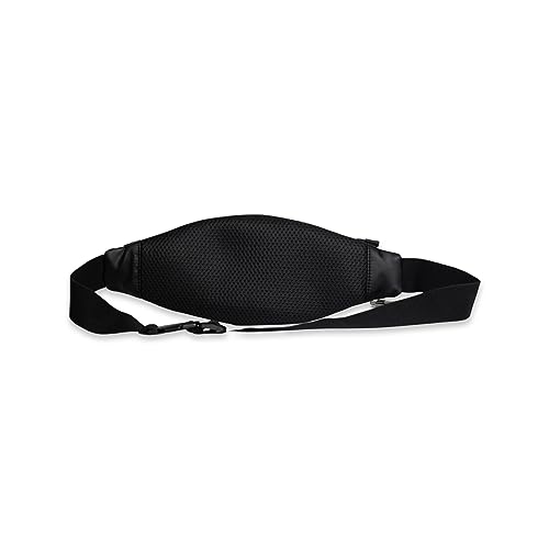 Vooray Miles Waist Belt Bag - Reflective Running Fanny Pack, Compact Waist Bag - color: Matte Black