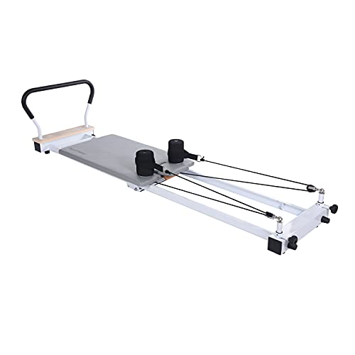 Stamina AeroPilates Precision Series Cushioned Foldable Reformer, White