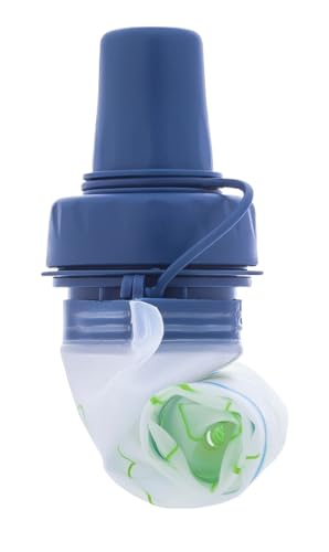 Aquabend Collapsible Soft Water Bottle Leakproof Bite Valve Reusable BPA-Free Ultralight Travel Water Bottle Flask for Running, Gym, Camping, Hiking, Travel, Sports. (500ml) Color May Vary