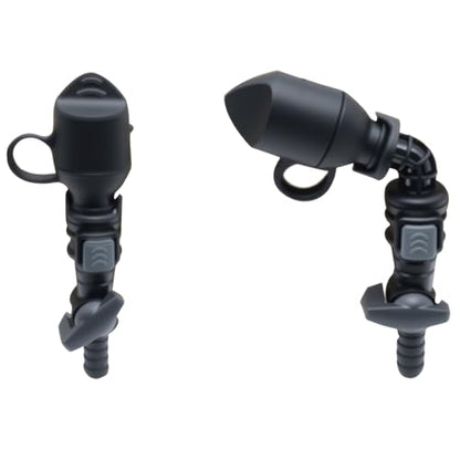 2 Pcs Water Bladder Bite Valve Silicone Hydration Bags Bite Valve Mouthpiece Replacement with Manual Switch Valve