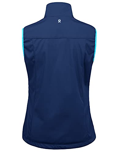 Little Donkey Andy Women's Lightweight Softshell Vest - color: Blue, size: Medium