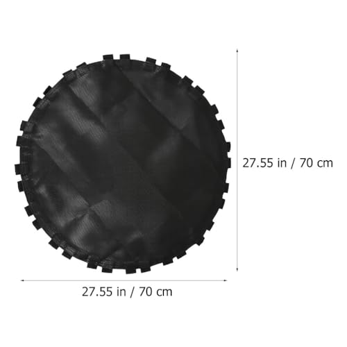 Trampoline Replacement Mat Round Jumping Mat Mesh Cloth Breathable Uv-Resistant Fade-Resistant Trampoline Replacement Parts for Backyard Garden Use 27.55 X 27.55 X 0.03 in