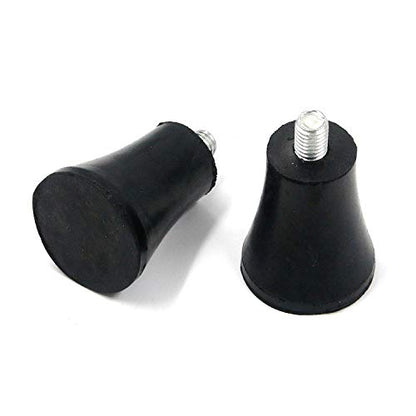 4Pcs 2-inch Height Rubber Furniture Legs Feet Pads Anti-Slip Risers Replacement for Furniture Chair Table Sofa (M8x12mm Bolt), Not Include Four-Claw Nuts - size: 2in-Height /M8 Bolt