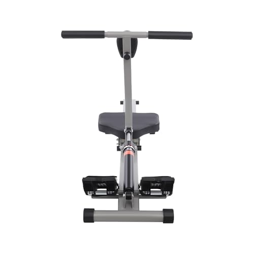 Rowing Machine Adjustable Foldable Rowing Exercise Machine, 3 in 1 Adjustable AB Machine, Multi Functional Row Machine Equipped for Home Gym with Comfortable seat