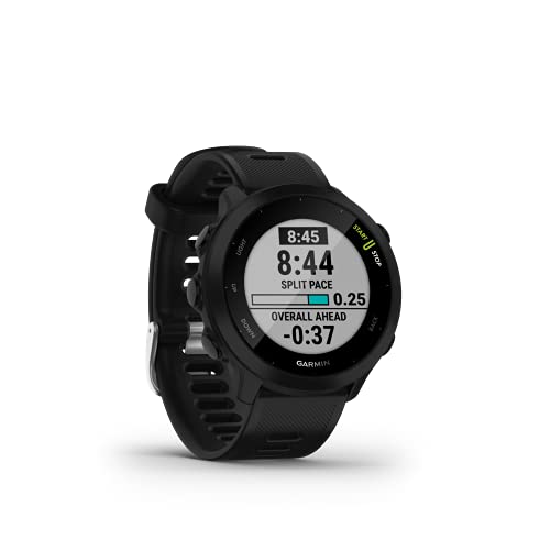 Garmin Forerunner 55, GPS Running Watch with Daily Suggested Workouts, Up to 2 Weeks of Battery Life, Black - 010-02562-00 - color: Black