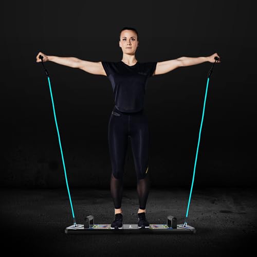 Push Up Board, 20-in-1 Foldable Pushup Board with Ergonomic Handles, Home Gym Workout Equipment for Chest, Shoulders, Triceps & Back, Portable Push Up Stand for Men & Women
