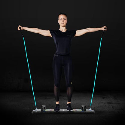 Push Up Board, 20-in-1 Foldable Pushup Board with Ergonomic Handles, Home Gym Workout Equipment for Chest, Shoulders, Triceps & Back, Portable Push Up Stand for Men & Women