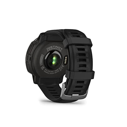 Garmin Instinct Crossover, Rugged Hybrid Multisport GPS Smartwatch, Black | Heart Rate Monitor, Analog Hands and Digital Display, Up to 28 Day Battery Life with Signature Series Gift Bundle - color: Standard - Black, style: Signature Gift Bundle