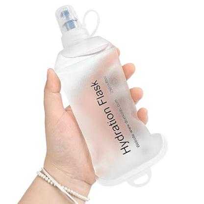 GUYI GYGYL Soft Flask, Collapsible Water Bottle for Sports, 250ml White - color: 250ml White