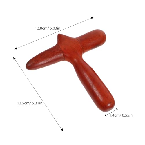 Massage Tool Set 4-piece Self Massage Stick and Gua Sha Scraping Tool for Easy Grip Portable Therapy 5.31 X 5.03 X 0.55 in